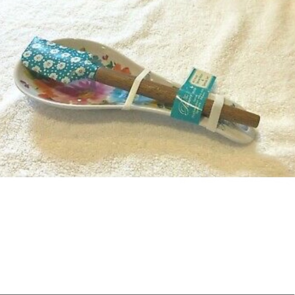 Pioneer Woman Breezy Blossom Spoon Rest - Picture 3 of 6